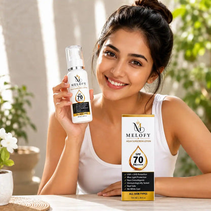 Melofy Aqua Sunscreen Lotion SPF 70